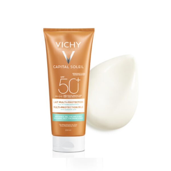 Vichy Capital Soleil Lait Multi-Protection SPF50+ Tous Types De Peaux | 200ml