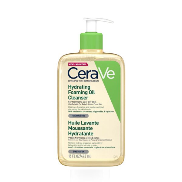 Cerave Huile Lavante Moussante Hydratante